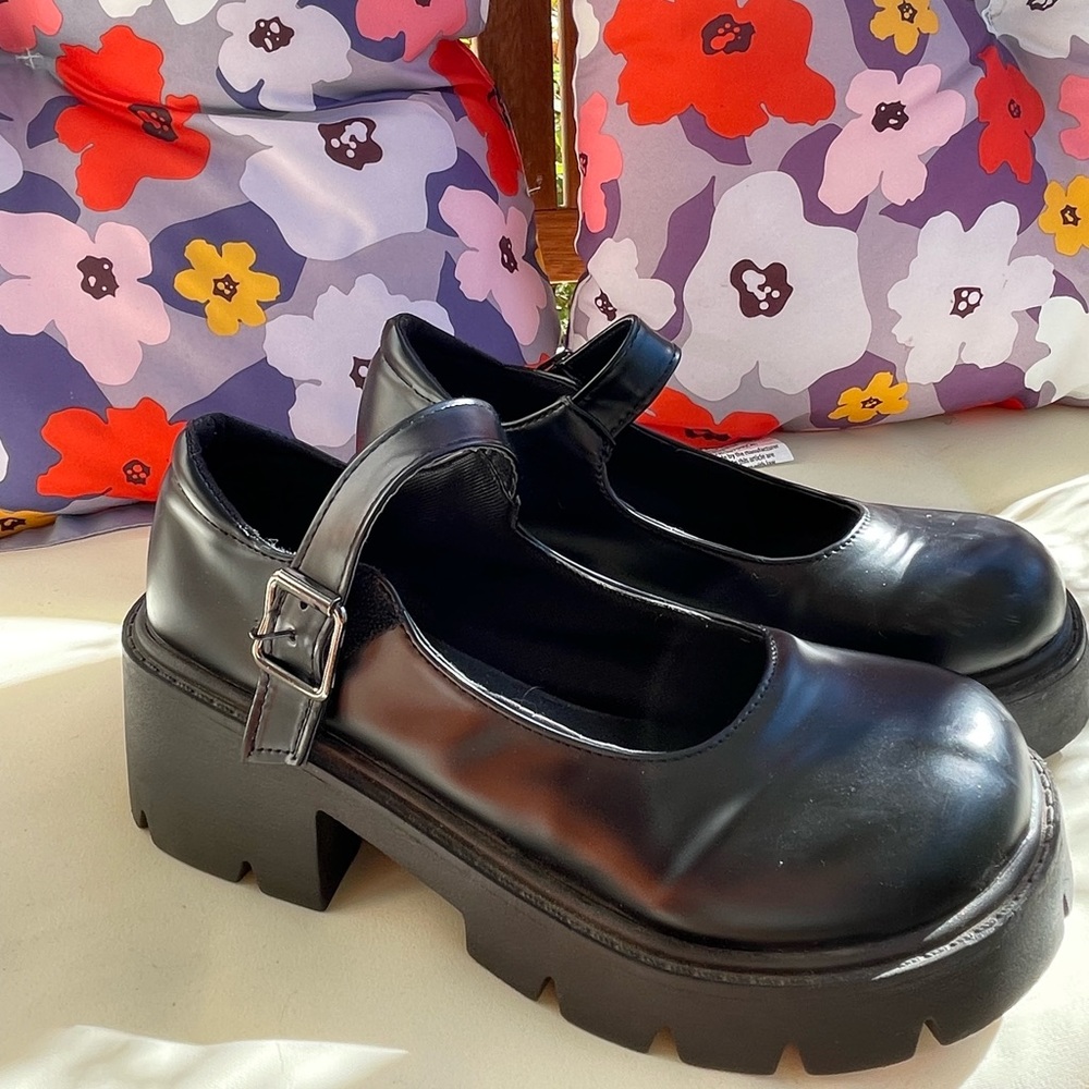 Platform Mary Janes